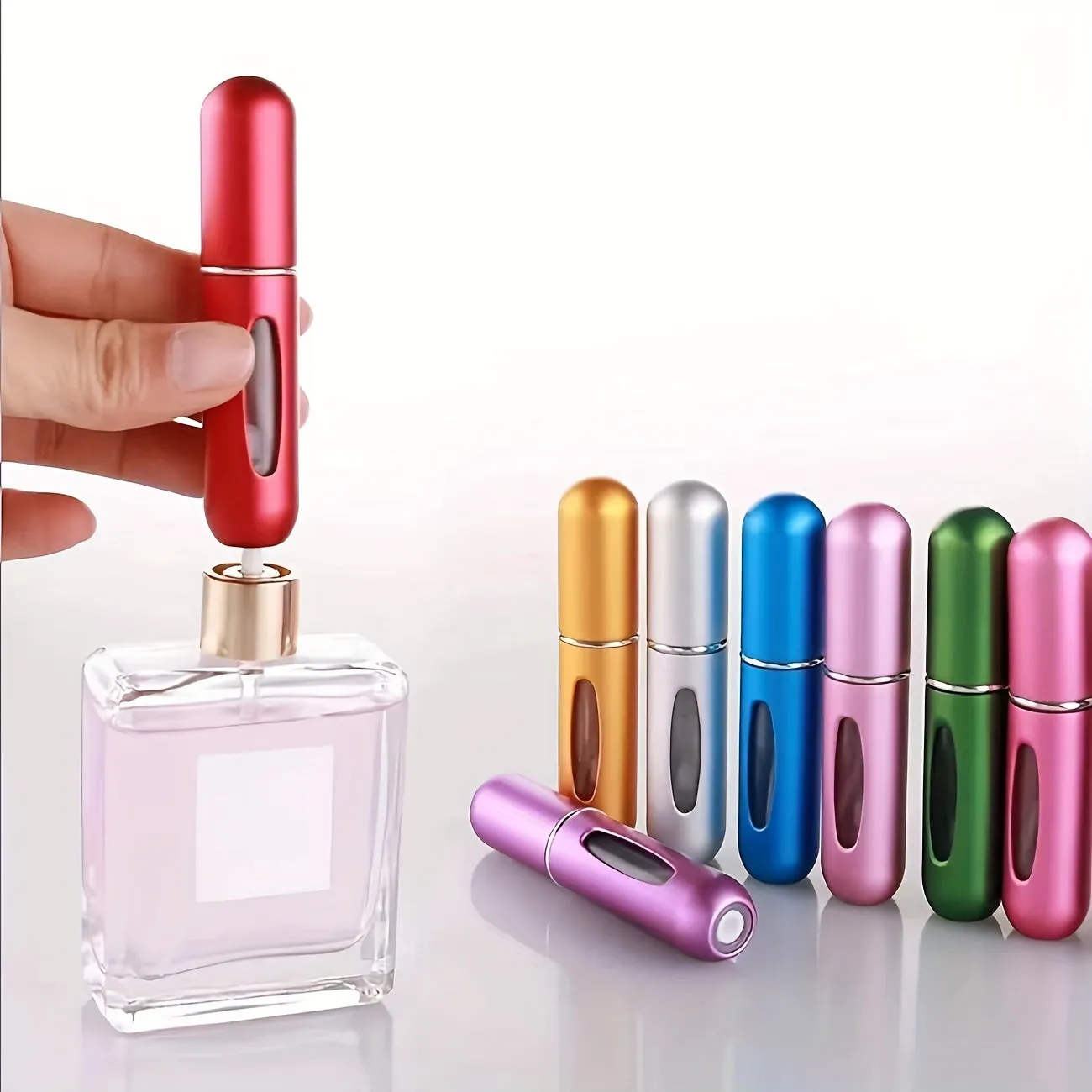 Compact Refillable Perfume Bottle