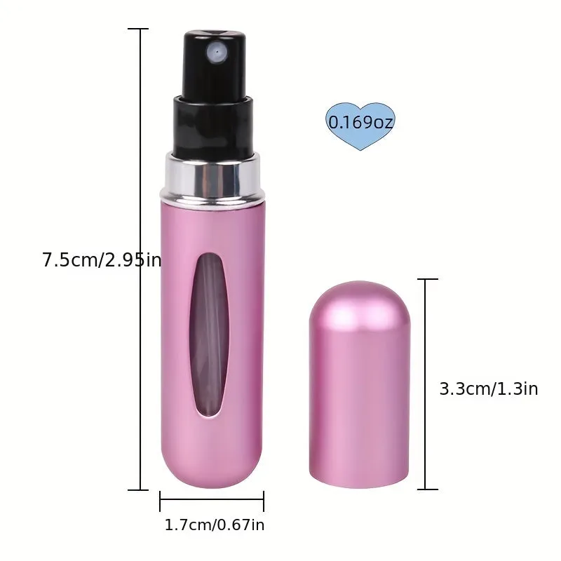 Compact Refillable Perfume Bottle