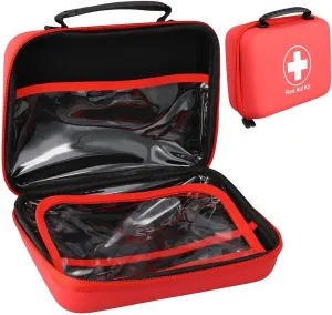 Compact Waterproof Eva Case Kit For Family Emergency Care, Ideal For Travel, Outdoor, Office, Home, Camping, Hiking, Car