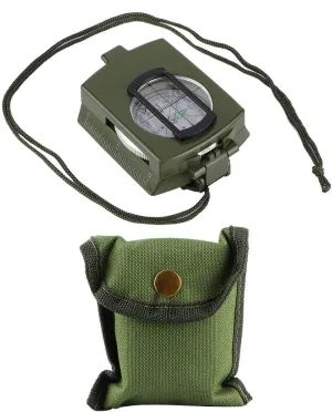 Compass, Waterproof Navigational Compass, Aluminum Alloy Cam Compass for Outdoor Climbing Hiking Green