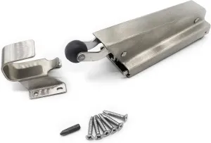 COMPONENT HARDWARE KEIL W94 SATIN STAINLESS STEEL CONCEALED Mount HYDRAULIC DOOR CLOSER with HOOK and HARDWARE KIT