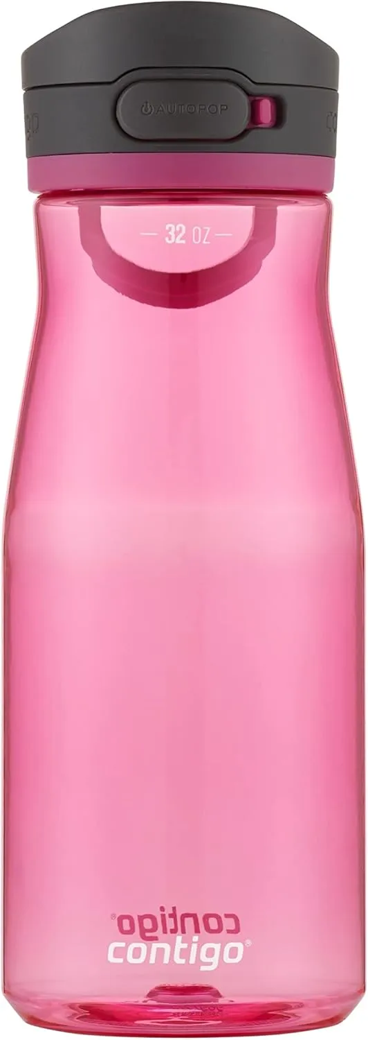Contigo Jackson 2.0 Tritan Water Bottle with AUTOPOP Lid, 32oz, Dragon Fruit