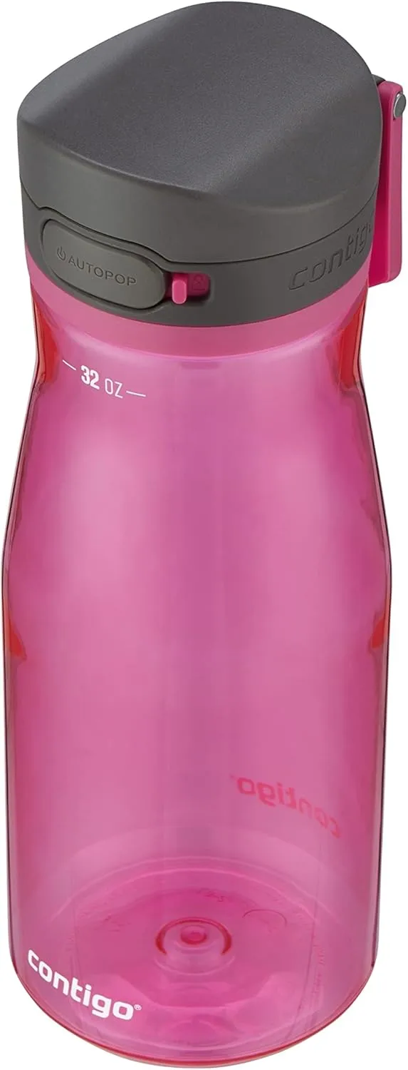 Contigo Jackson 2.0 Tritan Water Bottle with AUTOPOP Lid, 32oz, Dragon Fruit