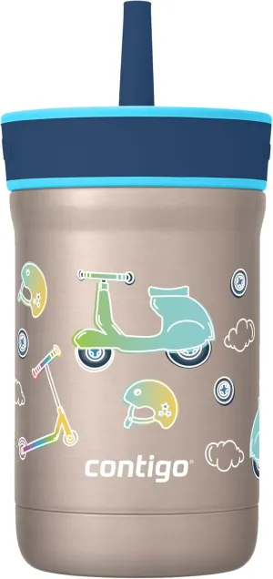 Contigo Leighton Straw Tumbler, 12 oz, Juniper (Scootin)