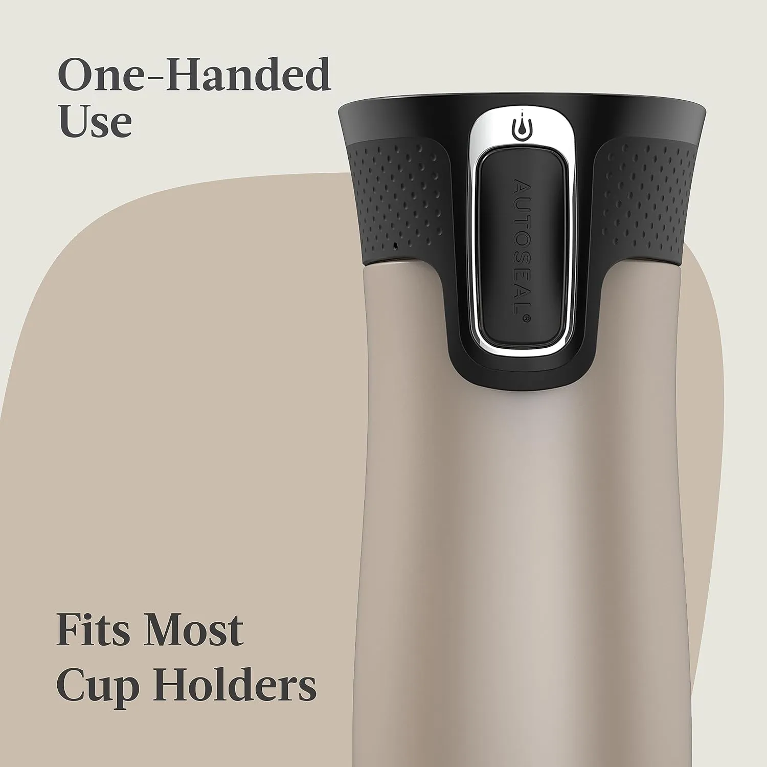 Contigo West Loop 2.0 Leak-Proof Spill-Proof Insulated Stainless Steel Travel Mug, 16oz., 2 Pack, Brown Sugar & Chocolate Truffle Metallic