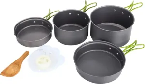 Cooking Utensils Set Camping Accessories Cooking Portable Camping Cookware Pot Pan for Outdoor
