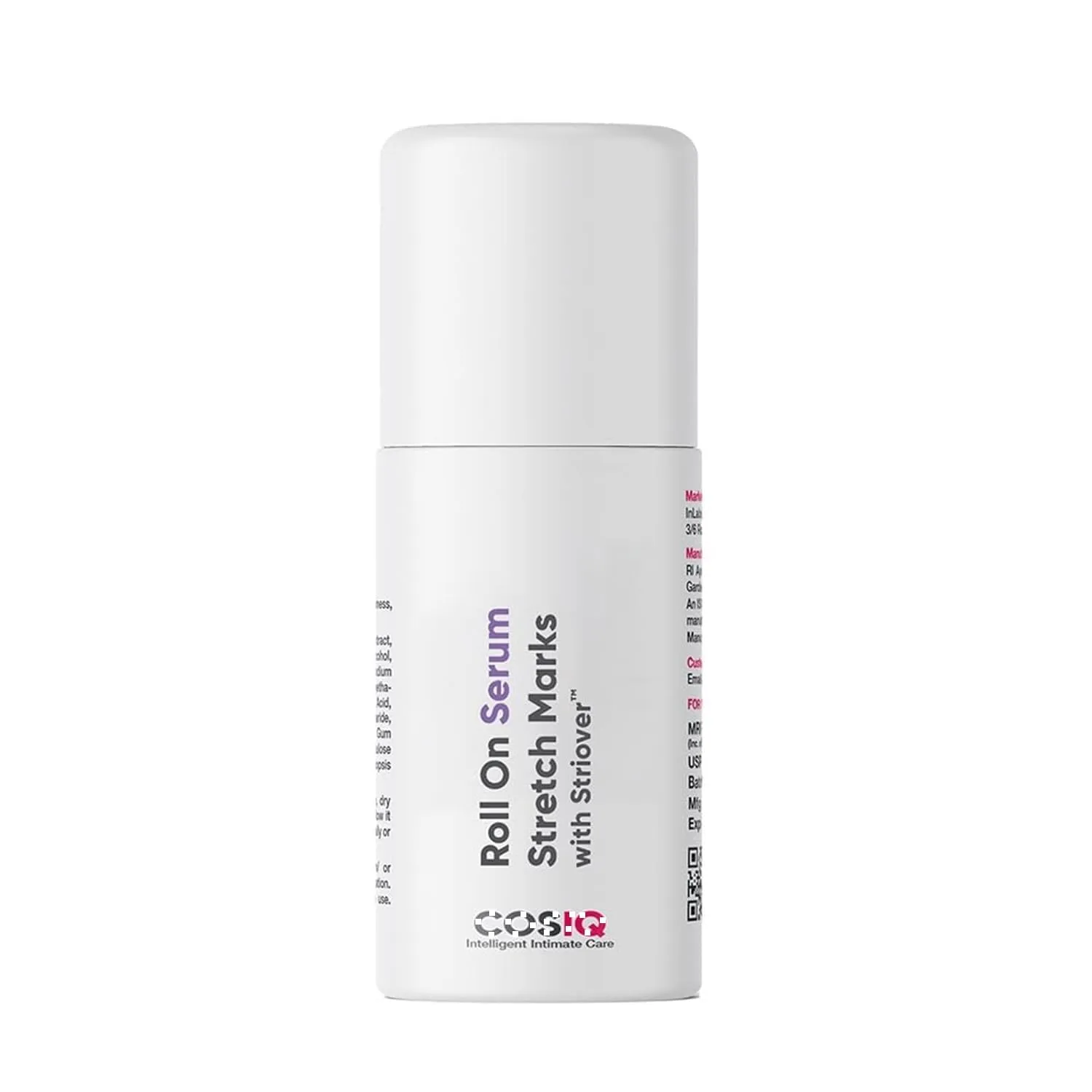 Cos.IQ Stretch Marks Removal Roll-On Serum 40ml with Striover, Scar Removal, Uneven Skin Tone, All Skin Types