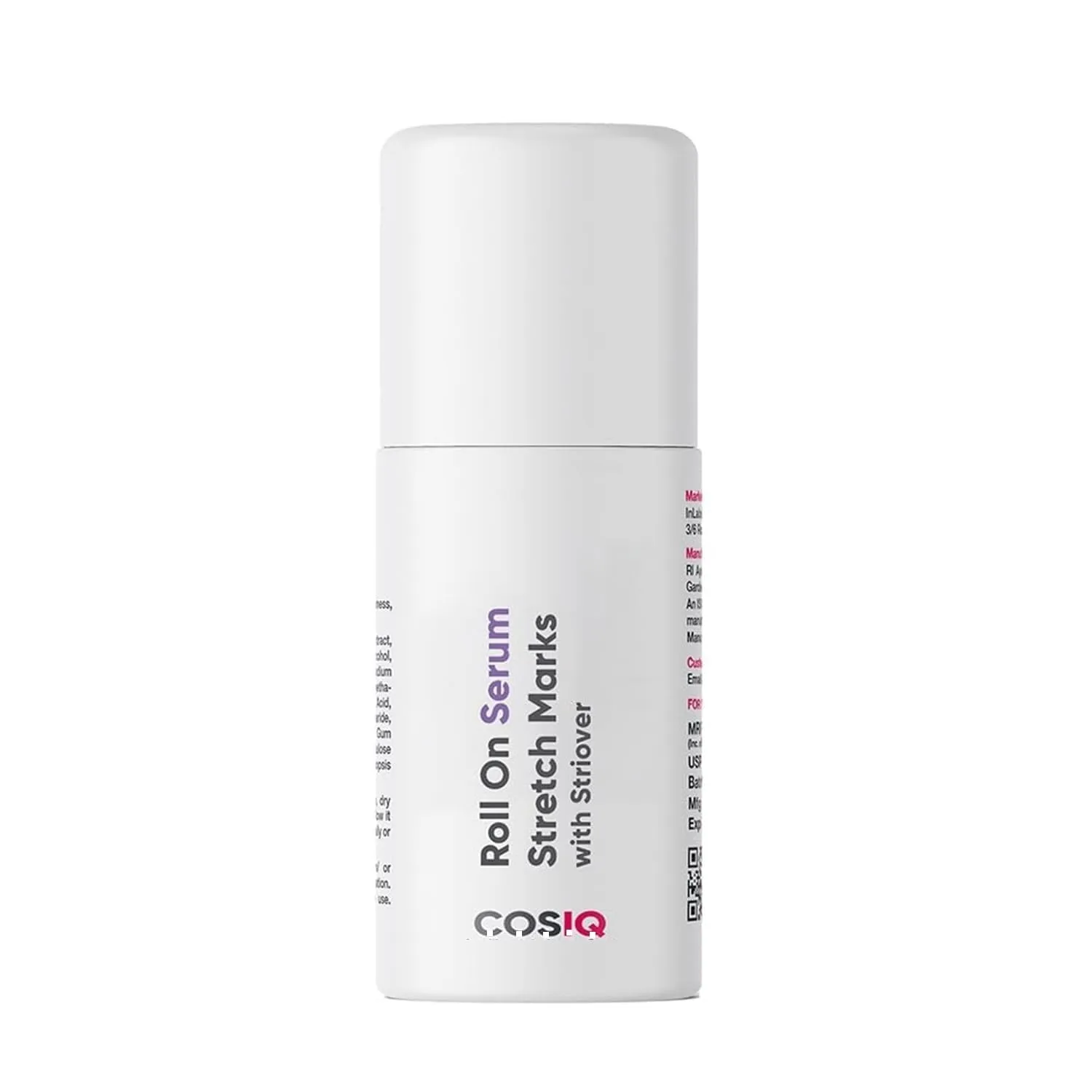 Cos"IQ Stretch Marks Removal Roll-On Serum with Striover | Scar Removal | Uneven Skin Tone | All Skin Types | 40ml