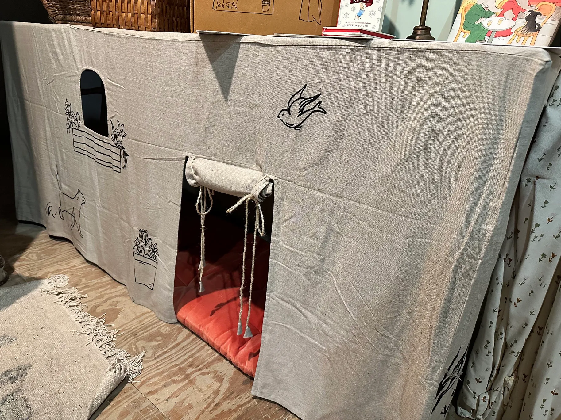 Cotton Tablecloth Playhouse
