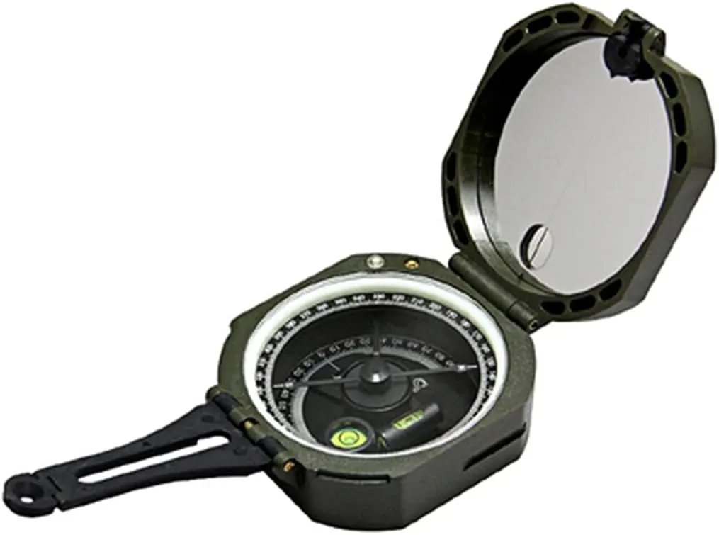CSCDD Professional Geological Compass Handheld Lightweight Outdoor Survival Military Compass for Measuring Slope Distance