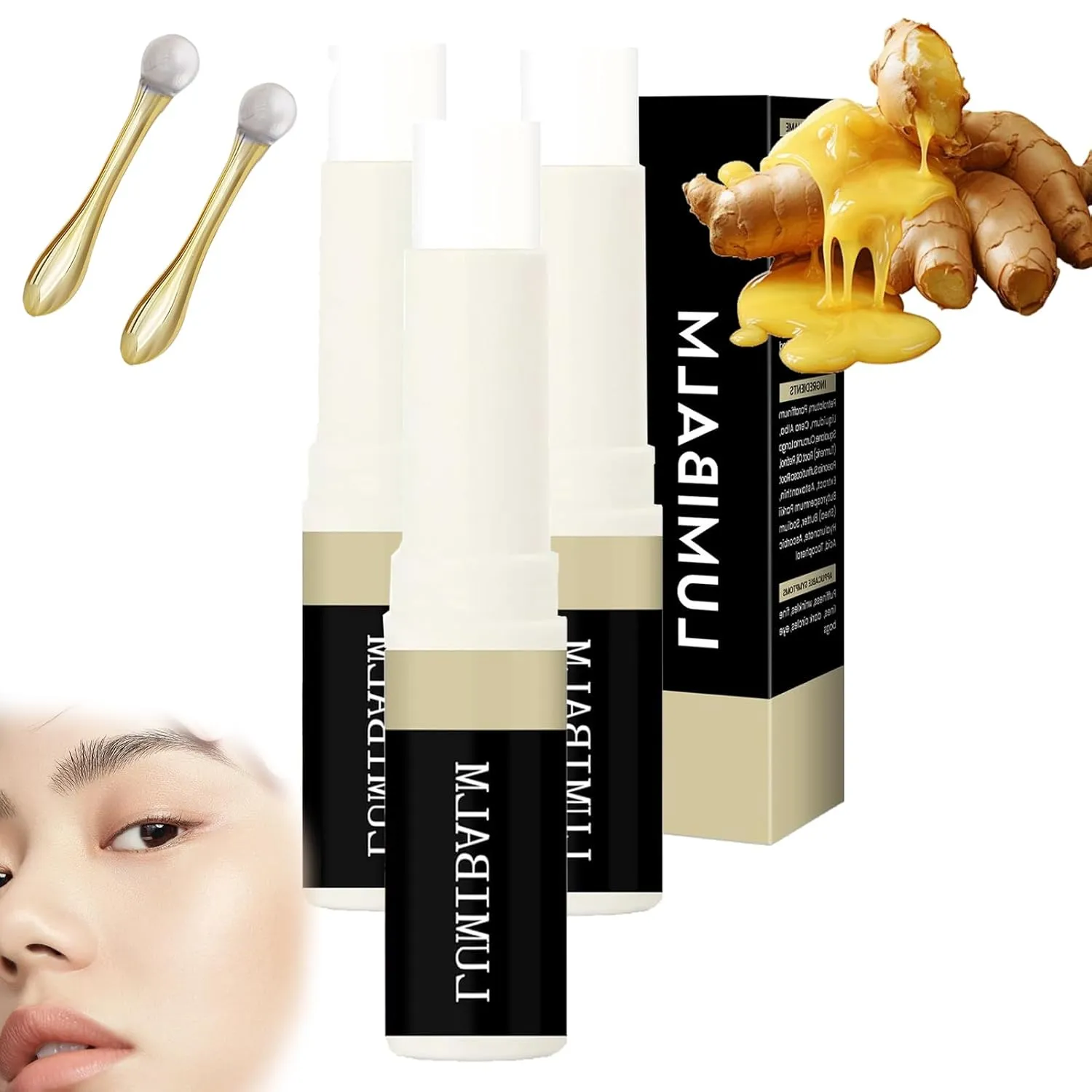 Cumabalm for Eye Bags,Cumabalm Erases Eye Bags Within Minutes,For Puffiness and Bags Reduces Fine Lines, Moisturizing (3)