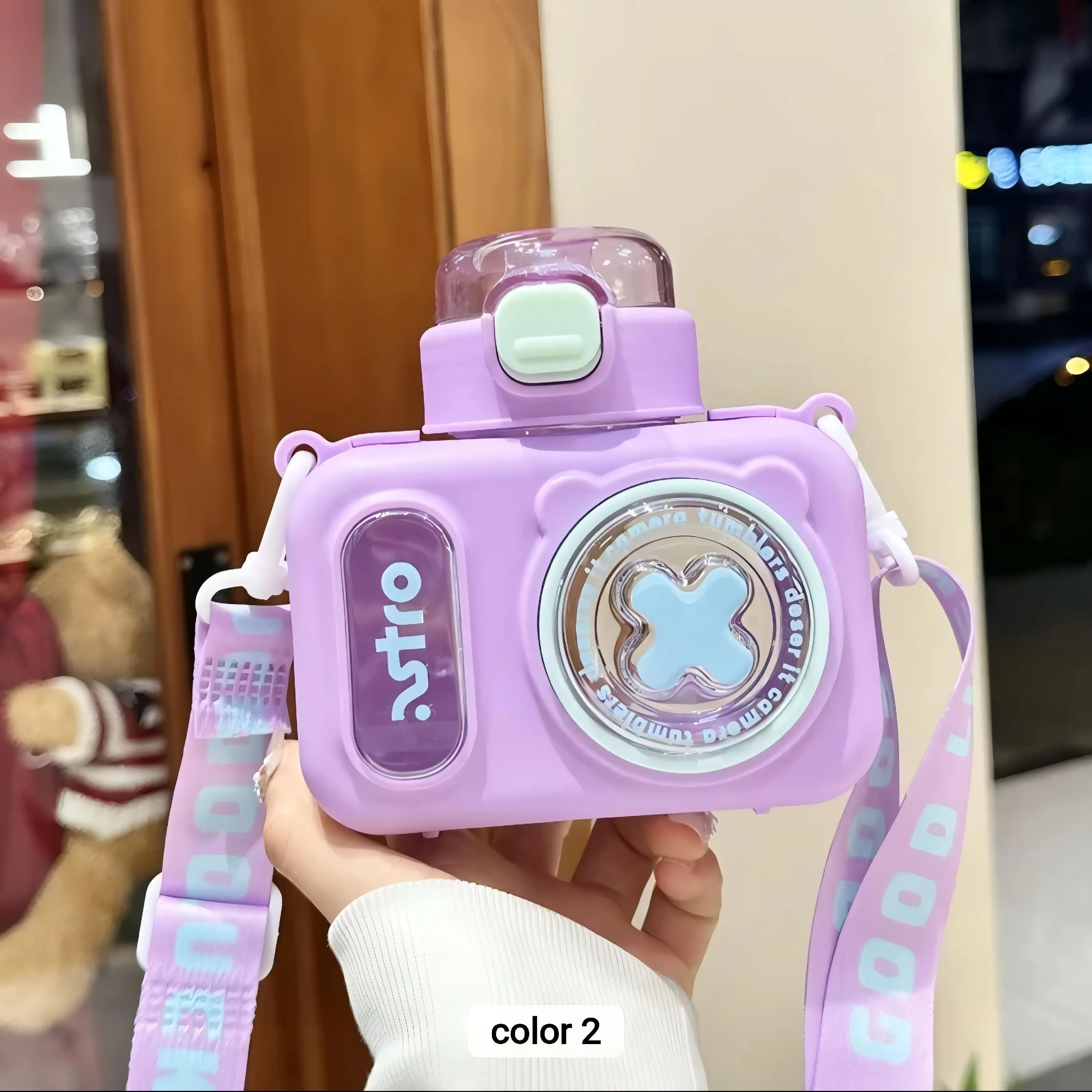 Cute Camera Shape Water Bottle