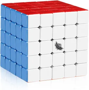 D-FantiX Cyclone Boys 5x5 Speed Cube Stickerless 5x5x5 Magic Cube 63.5mm Puzzle Toys for Kids Adult
