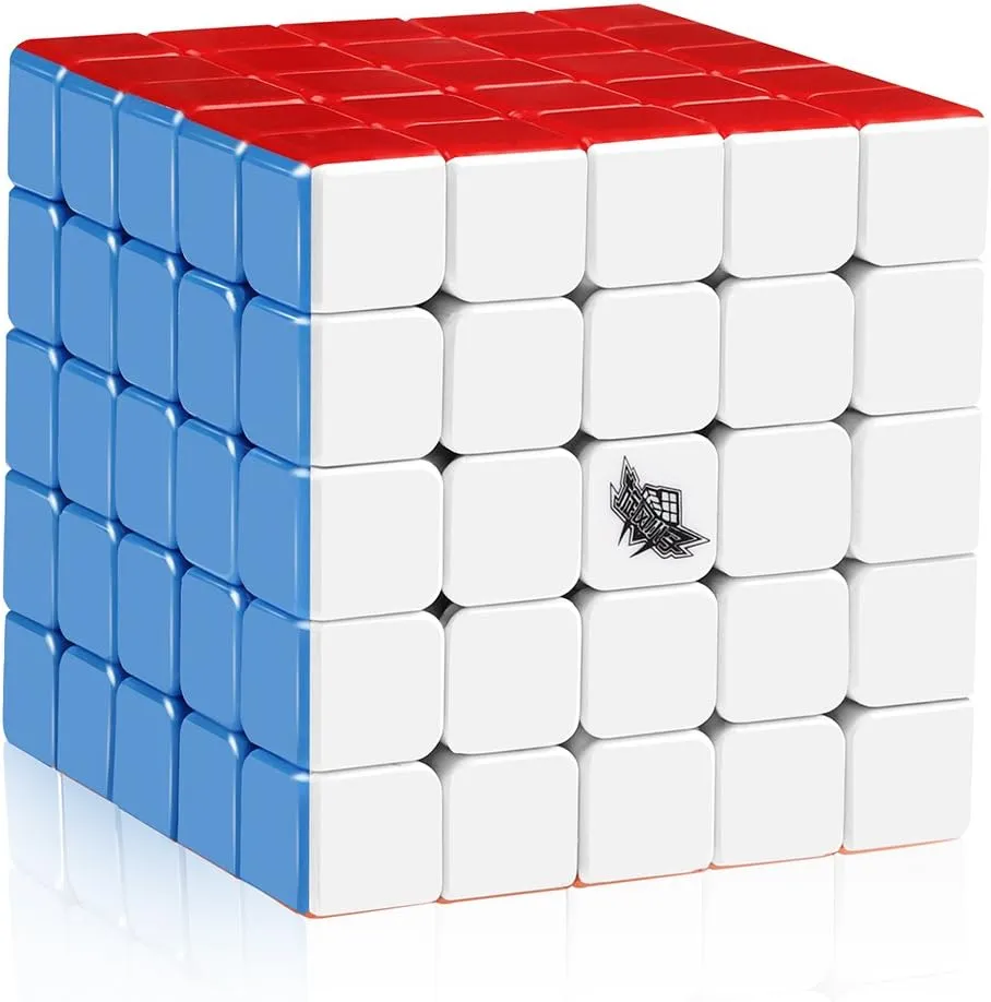 D-FantiX Cyclone Boys 5x5 Speed Cube Stickerless 5x5x5 Magic Cube 63.5mm Puzzle Toys for Kids Adult