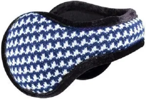 Degrees By 180s Women's Houndstooth Adjustable Behind the Head Ear Warmers Muffs
