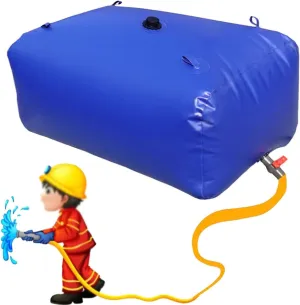 DEHIWI Collapsible Water Bladder Tanks,Water Storage Bladder,Large-Capacity PVC Water Storage Container,Portable Emergency Water Storage Tank,Soft Drought-Resistant Water Bag,4000L