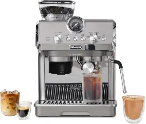De'Longhi La Specialista Arte Evo Espresso Machine - Compact Cold Brew Coffee Maker with Grinder, Frother, Variable Temp Control & Tamping Tools - Home Barista Kit for Lattes, Cappuccinos, Iced Coffee