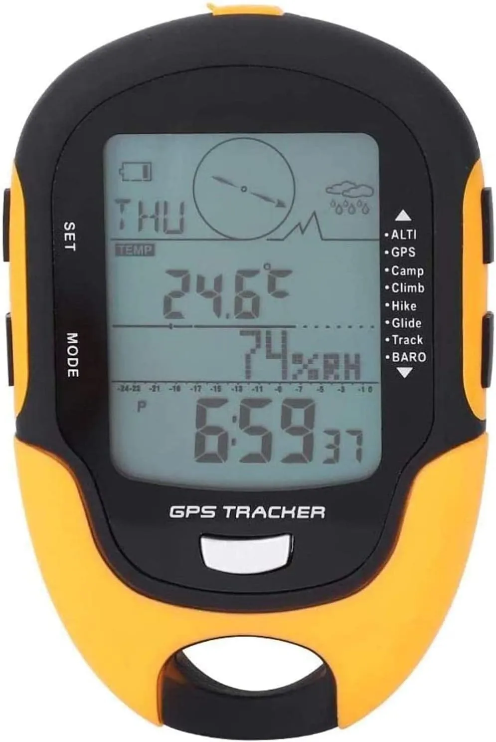 Digital Altimeter Barometer, Digital Altimeter, IPX4 Waterproof Digital Barometer, for Outdoor Fans for Hiking Camping Climbing
