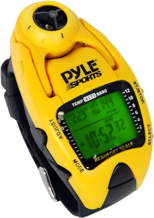 Digital Multifunction Sports Wrist Watch - Waterproof Smart Fit Classic Men Women Sport Sailing Hiking Fitness Gear Tracker w/ Altimeter, Barometer, Compass, Timer, Chronograph - Pyle