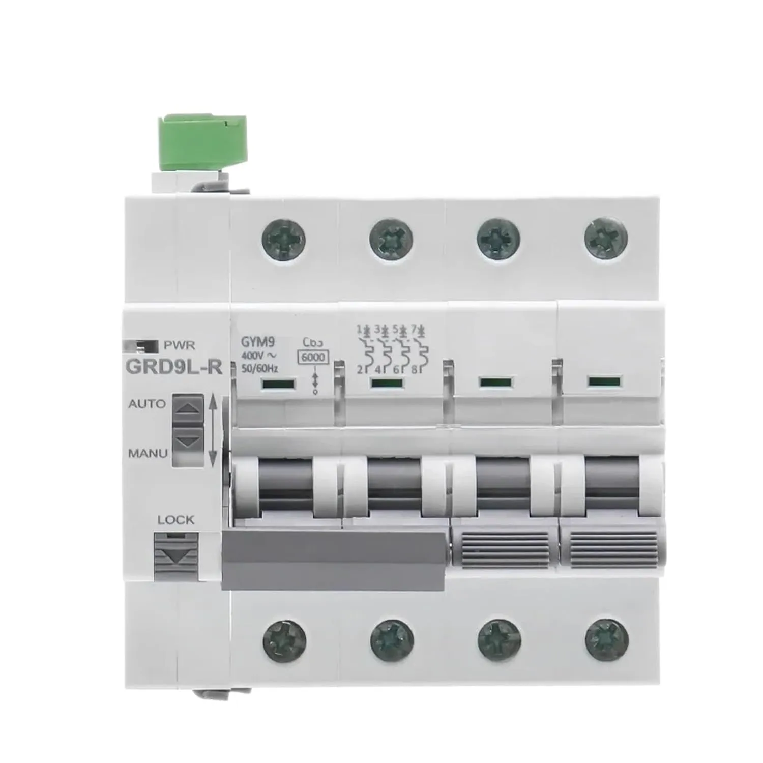 Din Rail GYM9 1P 2P 3P 4P MCB with Autoreclose Device Automatic Reset Circuit Breaker 63A MCB Auto Recloser(3P 63A)
