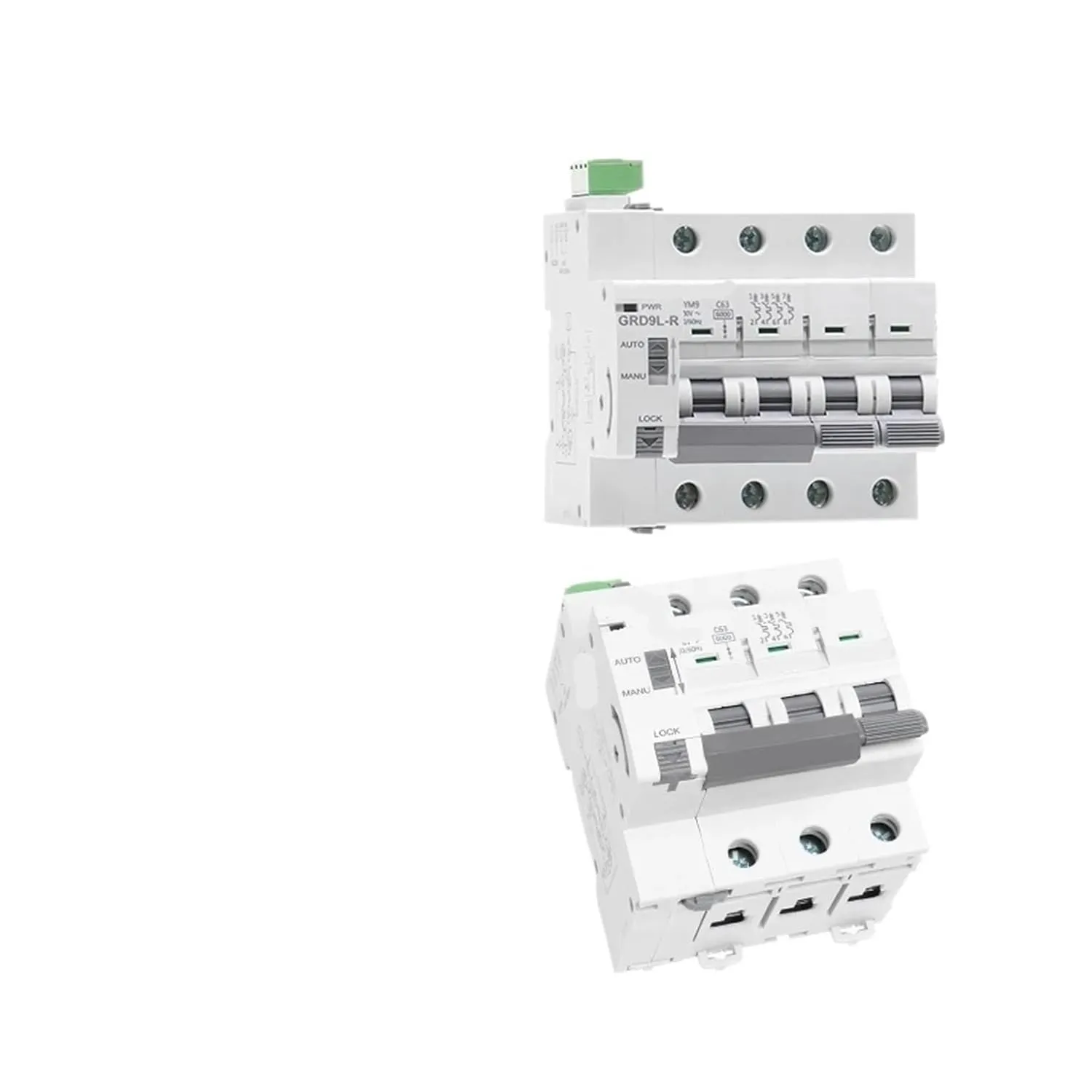 Din Rail GYM9 1P 2P 3P 4P MCB with Autoreclose Device Automatic Reset Circuit Breaker 63A MCB Auto Recloser(3P 63A)