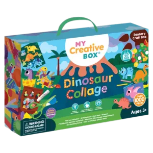 Dinosaur Collage Sensory Craft Box