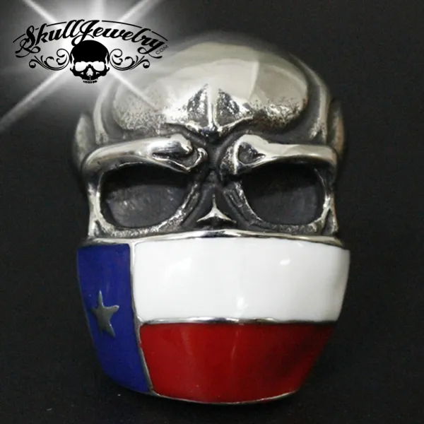 Don't Mess With Texas Skull Ring (#570)