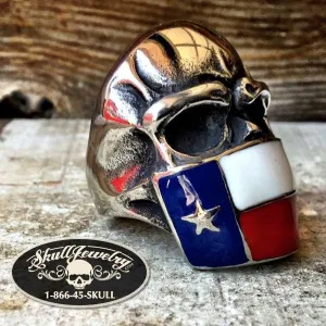 Don't Mess With Texas Skull Ring (#570)