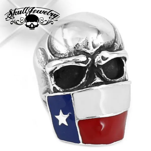 Don't Mess With Texas Skull Ring (#570)