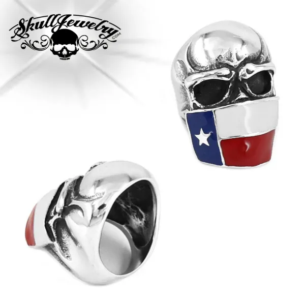 Don't Mess With Texas Skull Ring (#570)