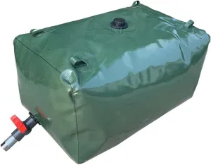 Drinking Water Bladder Tank Bag, Food Grade TPU Collapsible Portable Foldable Large-Capacity Water Container Collector Barrel, for Storage Drinking Water,350L