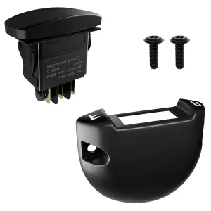 Drive-up Golf Cart Forward Reverse Rocker Switch and Housing Kit for Club Car Precedent, Onward, Tempo Electric Models, OEM 101856002, 102508401