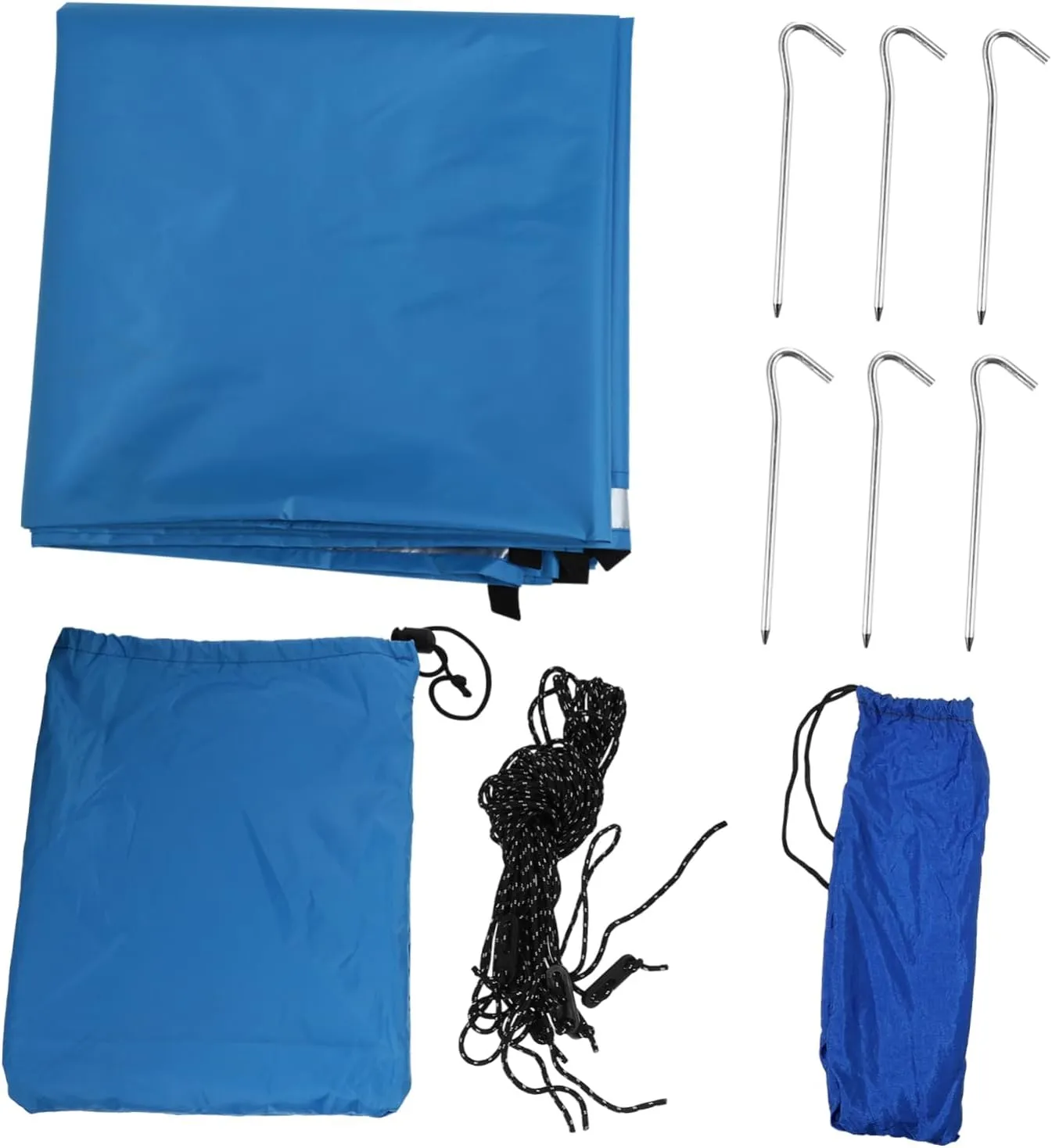Durable Polyester Camping Tarp Rain Fly Sun Shelter 50% Shade Rate Suitable for Hammocks Beach