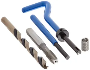 E-Z Lok SK20910 Helical Threaded Insert Kit, 304 Stainless Steel, 5/16"-18 Thread Size, 0.313" Installed Length (Pack of 10)