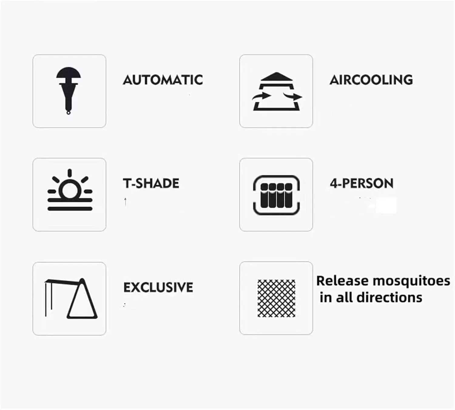 Easy Setup in Under 10 Mins, Included Rainfly Blocks Wind & Rain, Tent for Camping, Festivals, Backyard, Shelter with Rain Fly and Carrying Bag for Camping, Beach, Hiking, and Festivals by Outdoors
