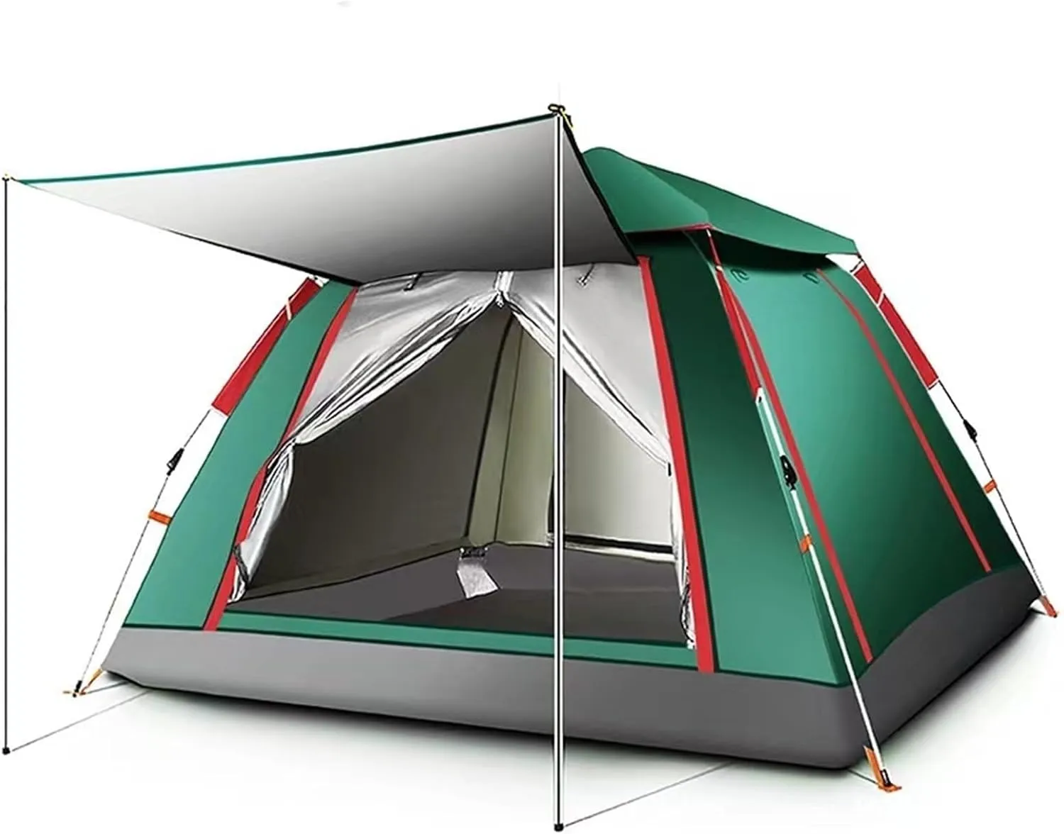 Easy Setup in Under 10 Mins, Included Rainfly Blocks Wind & Rain, Tent for Camping, Festivals, Backyard, Shelter with Rain Fly and Carrying Bag for Camping, Beach, Hiking, and Festivals by Outdoors