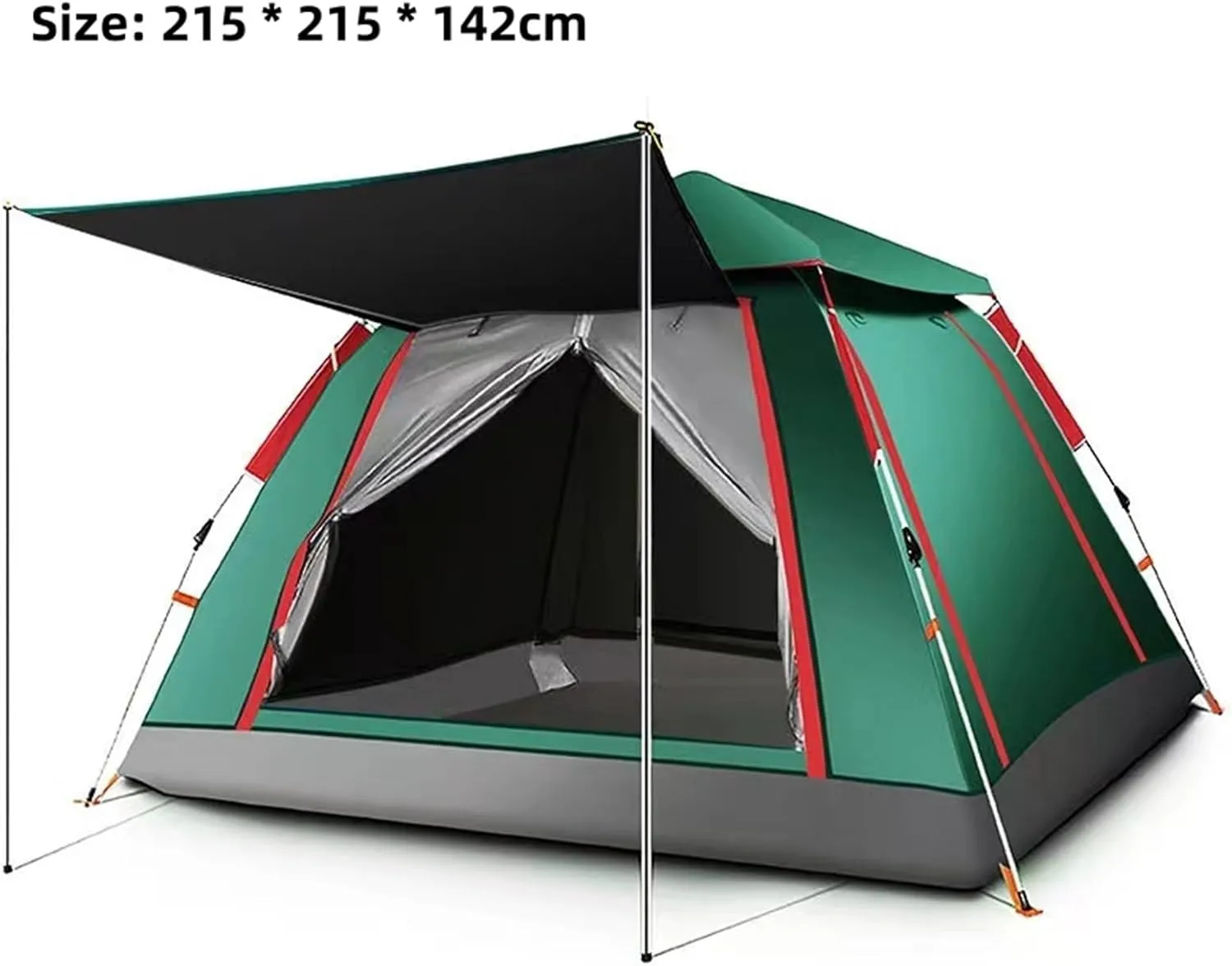 Easy Setup in Under 10 Mins, Included Rainfly Blocks Wind & Rain, Tent for Camping, Festivals, Backyard, Shelter with Rain Fly and Carrying Bag for Camping, Beach, Hiking, and Festivals by Outdoors