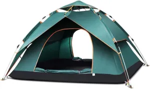 Easy to Assemble Automatic Tent Outdoor Rain 3-4 People Thick Rainproof Waterproof Oxford Cloth Double Wild Camping Family Outing