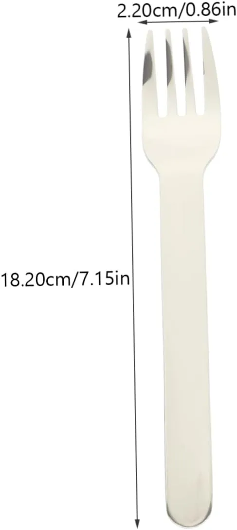 Elegant Forks Spoons Knife Set Multifunctional Tableware for Lunch Stainless Steel Silverware Kit Compact Storage