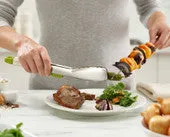 Elevate Slimline Stainless Steel Tongs Green