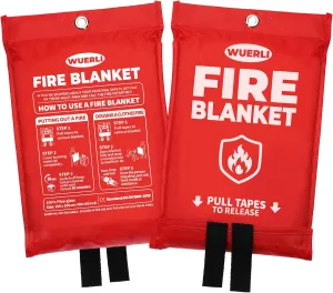 Emergency Fire Blanket, Fire Blanket for Home and Kitchen,40" x 40",2 Pack
