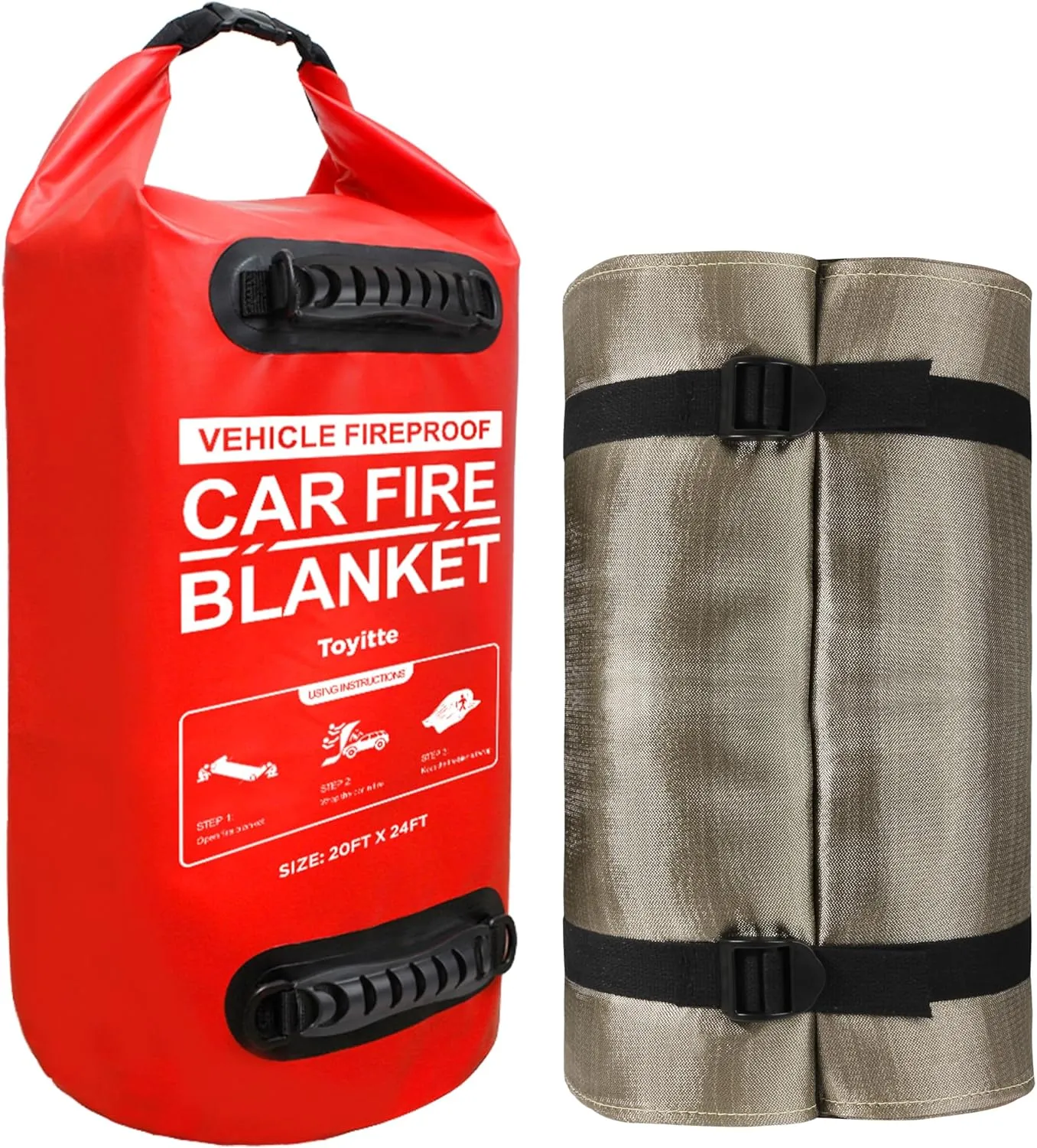 Emergency Fire Blanket for Car 20FT * 24FT