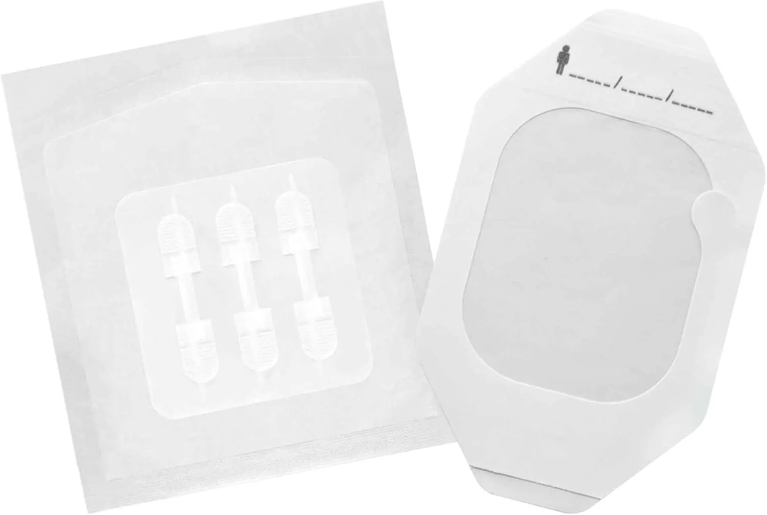 Emergency Wound Closure Strips Kit Set,Sutures Butterfly Bandaids, Ifak Trauma Kit Refill First Aid Supplies for Hiking Camping Backpacks, Zip Stitch Wound Closure Strips (White, Small)