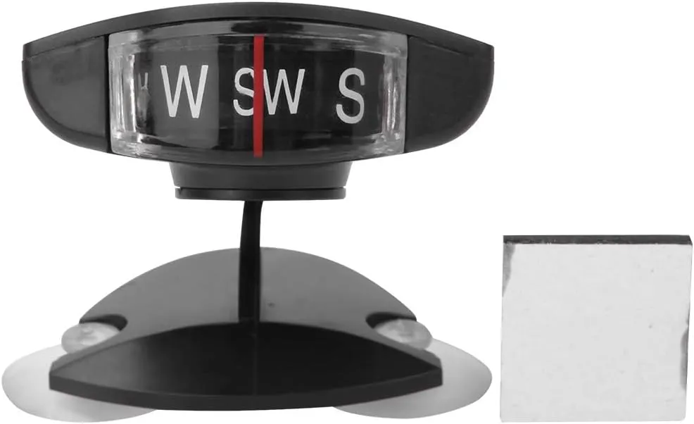 EVTSCAN Foldable Car Compass Ball, Outdoor Cycling Hiking Direction Pointing, Marine Boat Accessories for Car Boat Caravan Truck