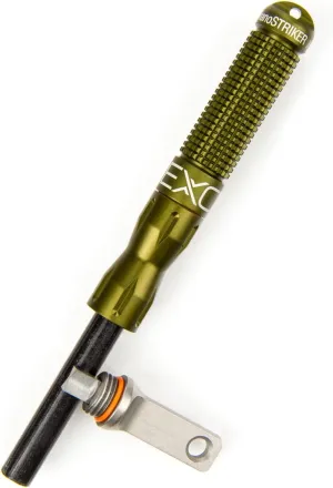 Exotac nanoSTRIKER XL Self Contained Ferrocerium Fire-Starter with Stainless Steel and Tungsten Carbide Striker, Waterproof 1/4 in. Ferro Rod Produces Up To 3,000 Fire-Starting Strikes