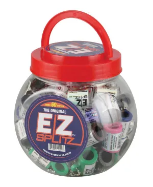EZ Splitz Cigar Splitter Keychain Bulk Pack - 60ct Variety Colors