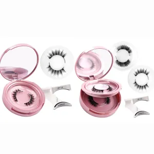 FADLASH 3 Pair Magnetic Eyelashes with Applicator, Reusable Magnetic Lashes Natural Look, 2 Pairs of 806 and 1 Pair of 24P, Bundle