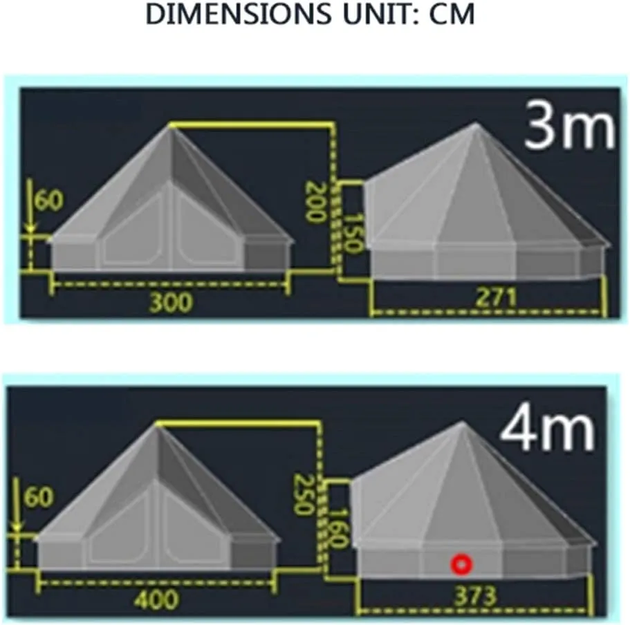 Family Pyramid Tent Pyramid Tipi Tent Adult Indian Teepee Tent for 3-4 Person Festival Party Tent Teepee