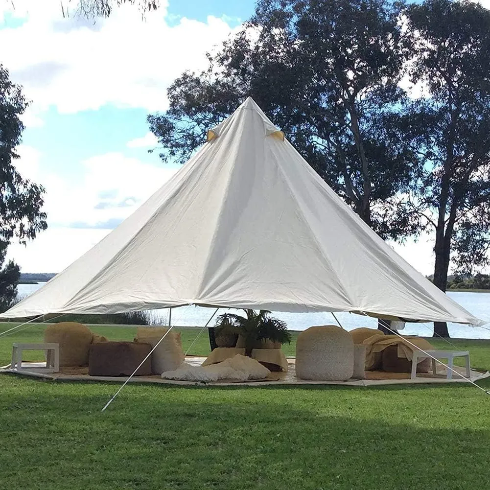 Family Pyramid Tent Pyramid Tipi Tent Adult Indian Teepee Tent for 3-4 Person Festival Party Tent Teepee