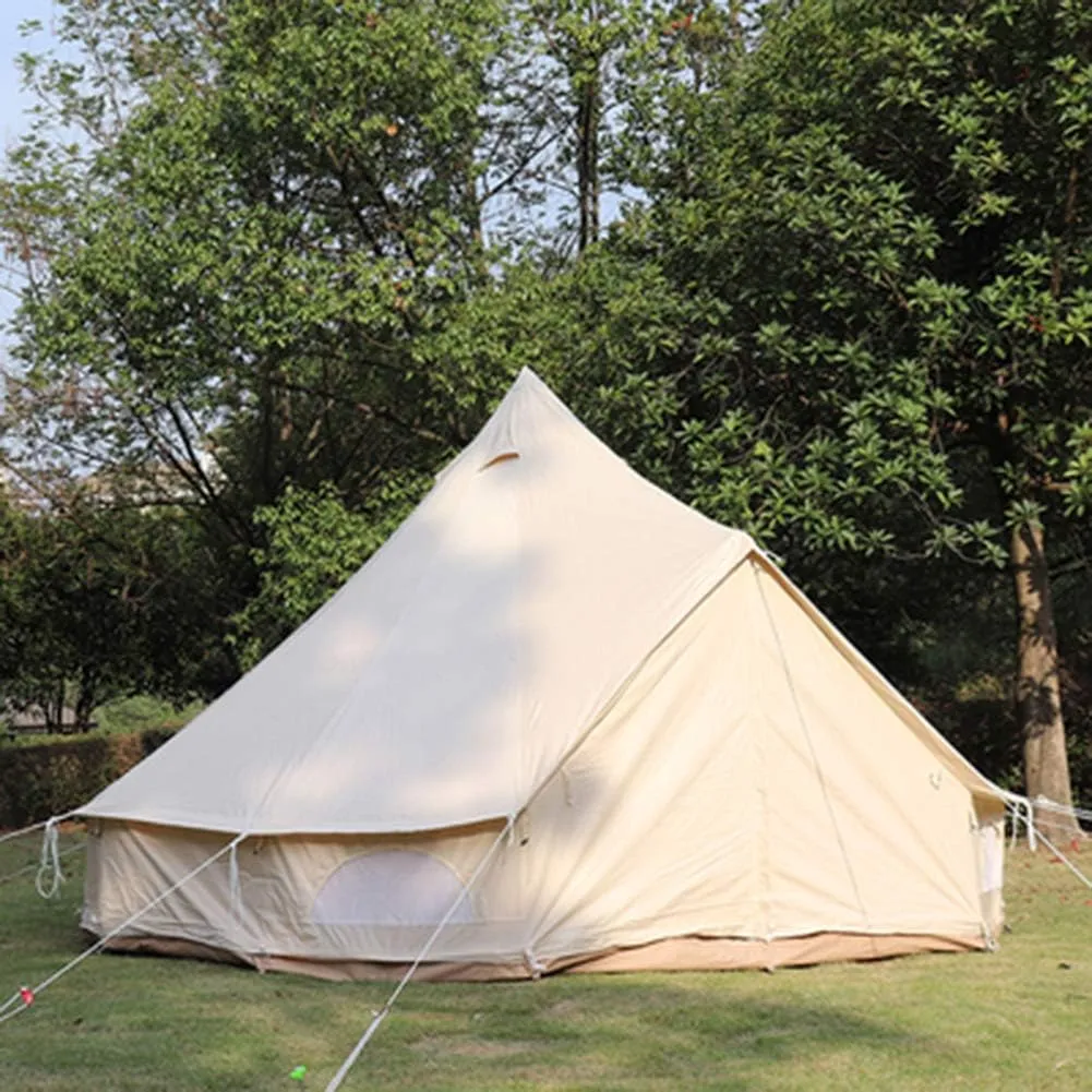 Family Pyramid Tent Pyramid Tipi Tent Adult Indian Teepee Tent for 3-4 Person Festival Party Tent Teepee